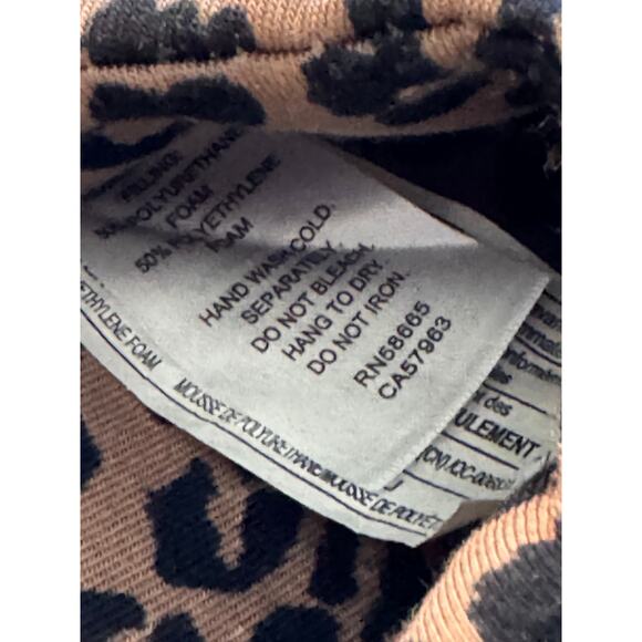 NEW Nordstrom Leopard Print Scuff Slip On Slide Slippers Size S - Picture 7 of 7